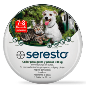 Seresto Perro hasta 8 kilos y gato