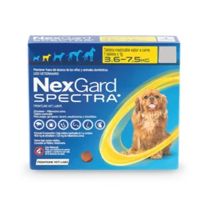 Nexgard Spectra 3,6 a 7,5 kilos