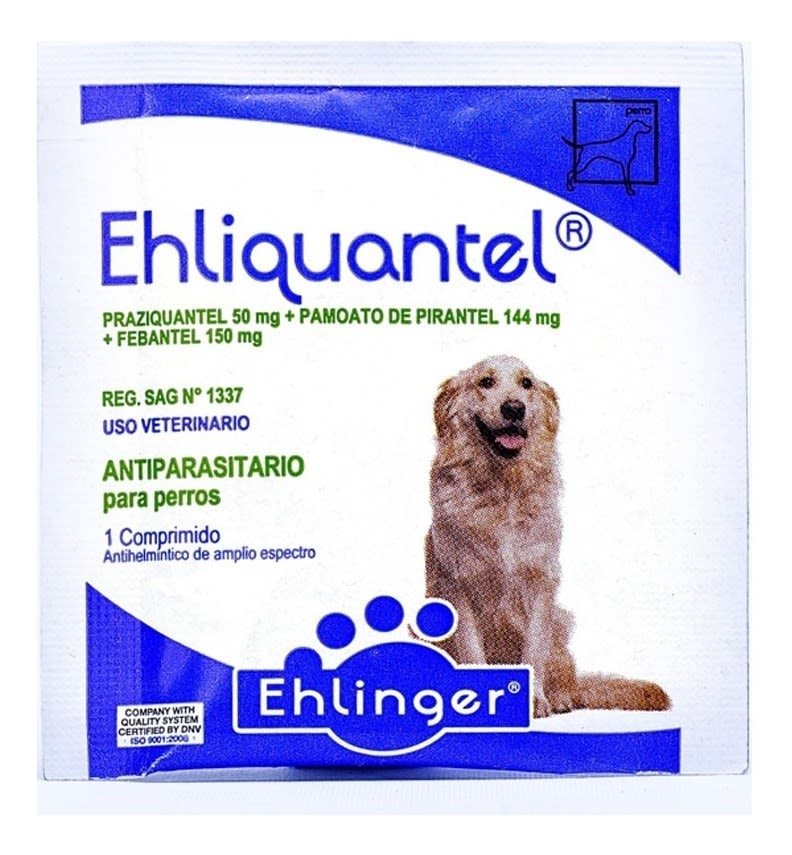 Ehliquantel 10 comprimidos